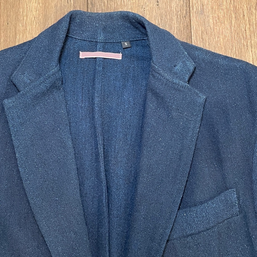 Apolis Indigo Wool Blazer - Picture 2 of 4